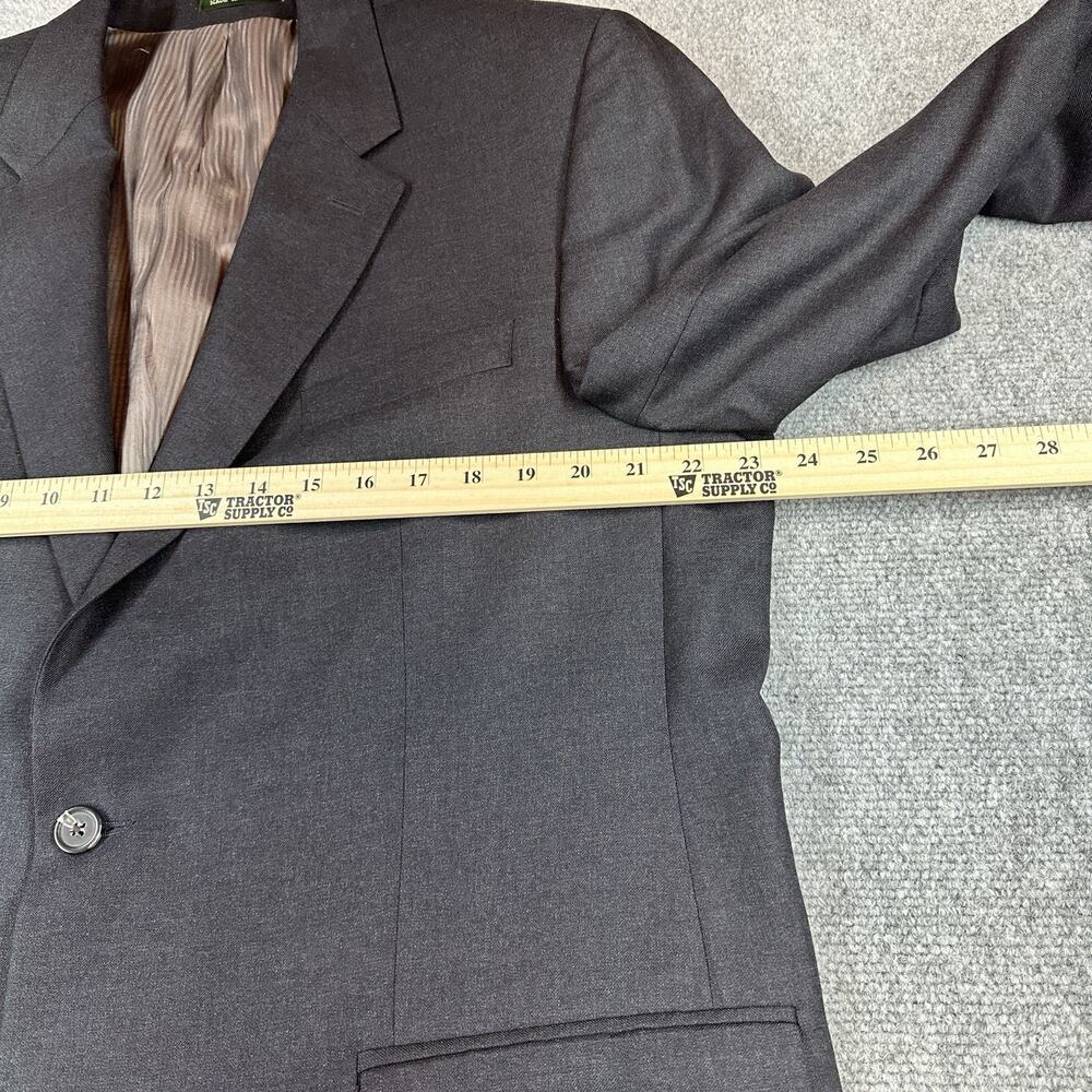 Lauren Ralph Lauren 44L 38x31 Wool Suit Charcoal Gray 2 Button Made Canada - Picture 3 of 15